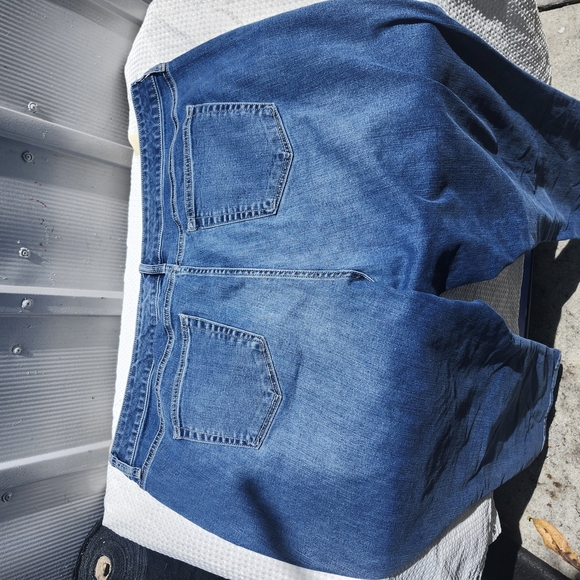 St. John's Bay Slim Plus Size Blue Jeans Classic Denim - Picture 3 of 8